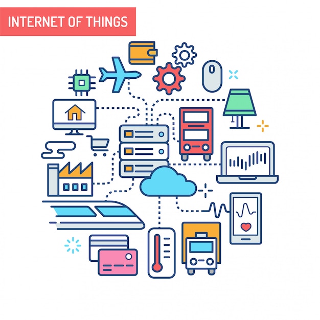 Internet of Things Conceptual Illustration