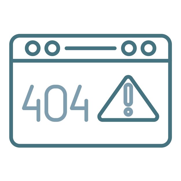 Internet Server Error Flat Illustration