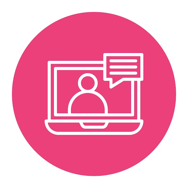 Interview icon vector image Can be used for Hiring Process