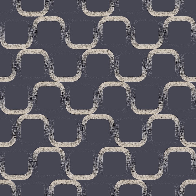 Intricate Complexity Curve Structure Seamless Pattern Vector Abstract Background