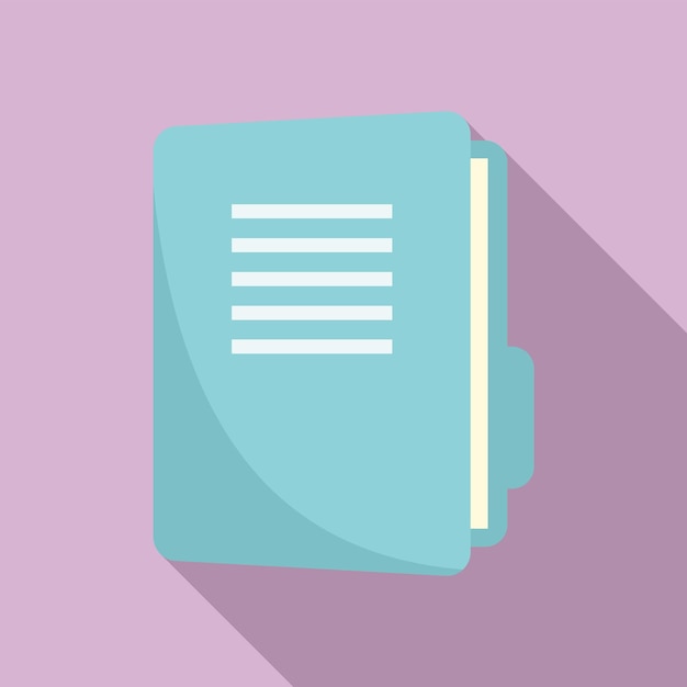 investigator folder icon flat illustration of investigator folder vector icon for web design
