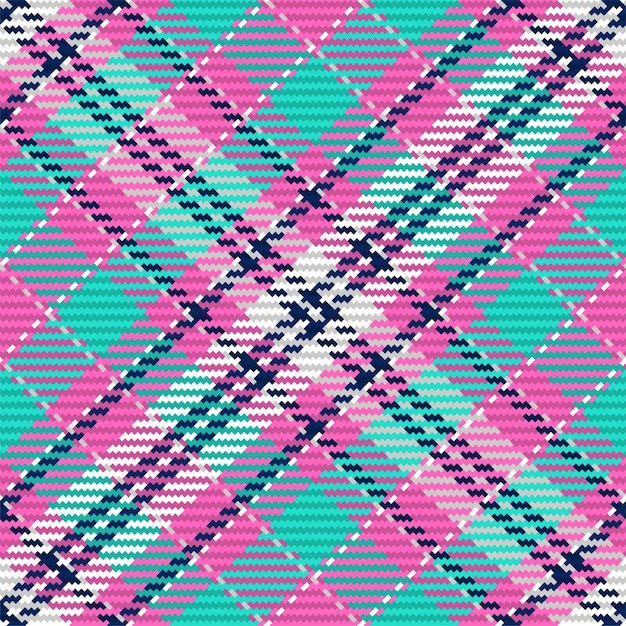 İskoç tartan ekose deseni kusursuz. Çizgili tekstil baskılı, damalı kumaş dokulu, tekrarlanabilir arka planlı vektör zemini