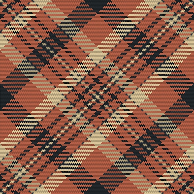 İskoç tartan ekose deseni kusursuz. Çizgili tekstil baskılı, damalı kumaş dokulu, tekrarlanabilir arka planlı vektör zemini