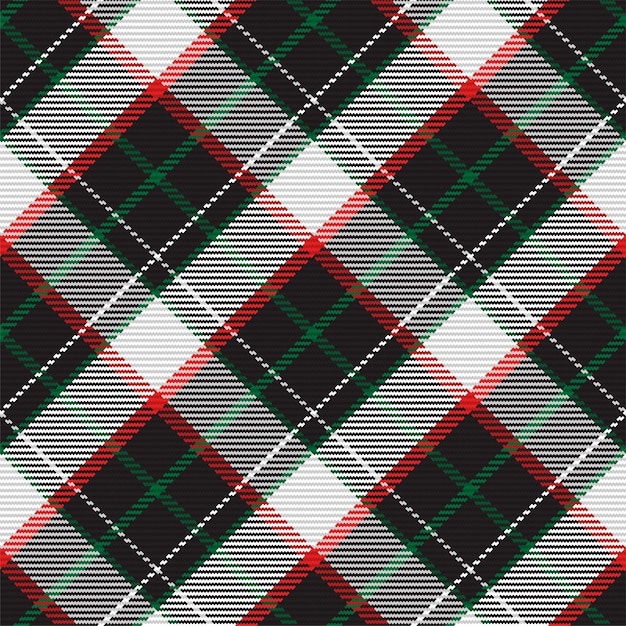 İskoç tartan ekose deseni kusursuz. Çizgili tekstil baskılı, damalı kumaş dokulu, tekrarlanabilir arka planlı vektör zemini