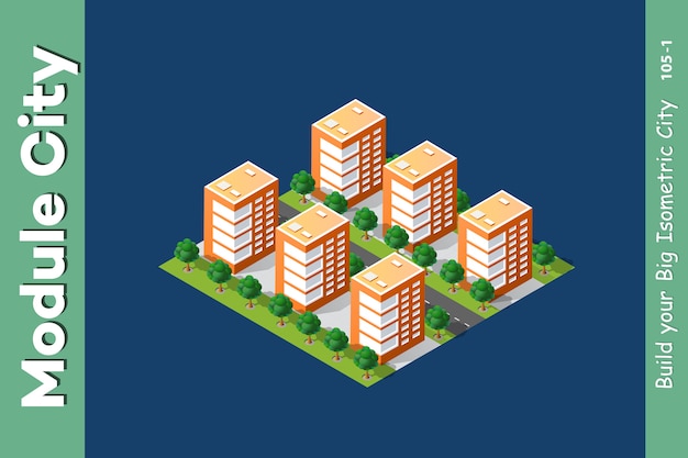 Isometric 3D landscape top