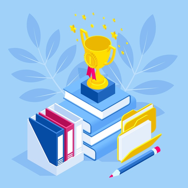 isometric achievements in education studying learning achievement goals in learning and success stairs knowledge