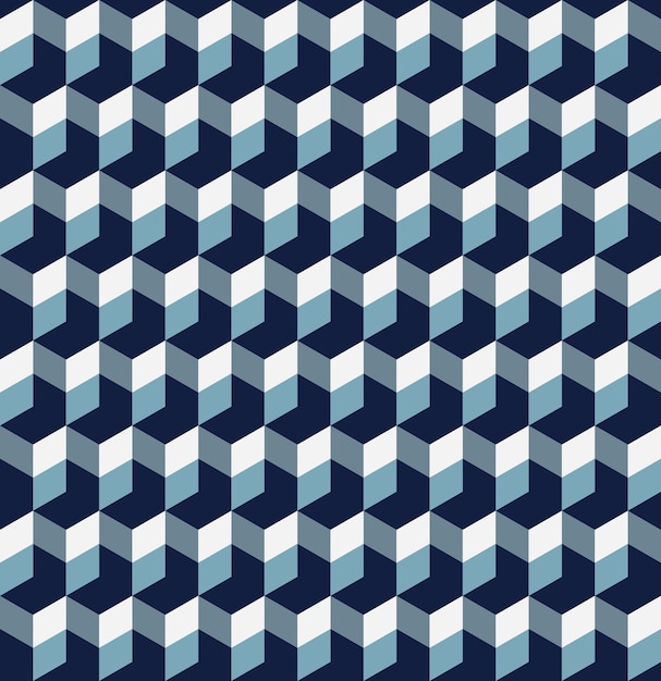 isometric cube pattern