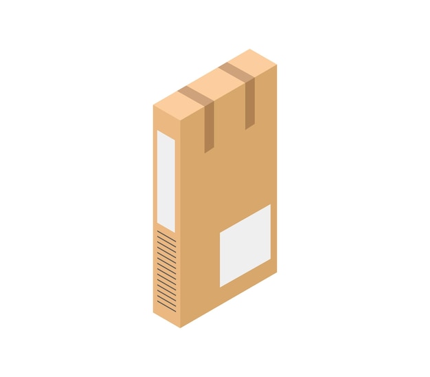 Isometric delivery box