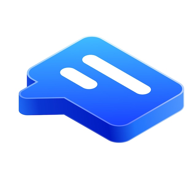 isometric message chat illustration