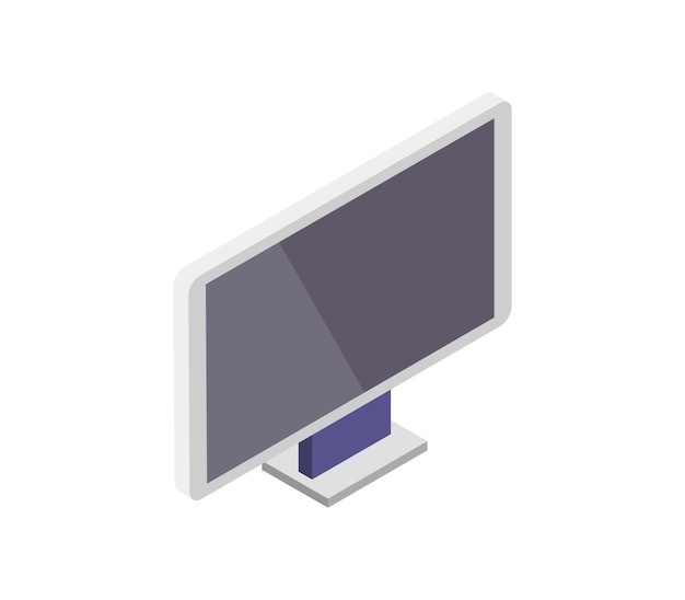 Isometric monitor computer