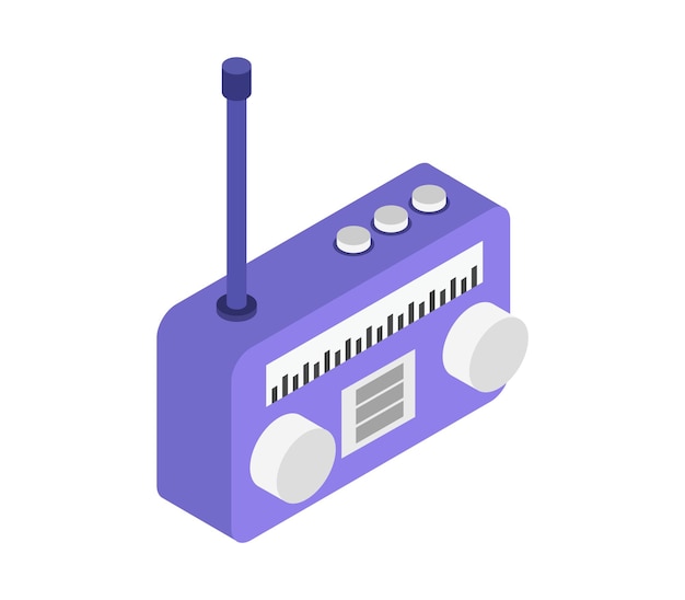 Isometric radio