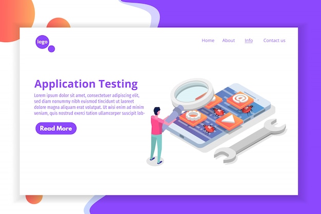 Isometrisk mobilapplikationsutveckling, testning och prototypprocess. Uppbyggnad av appgränssnitt.