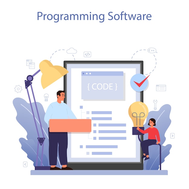 IT education online service or platform