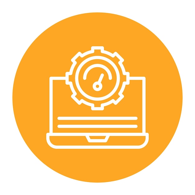 it performance icon vector image can be used for business performance