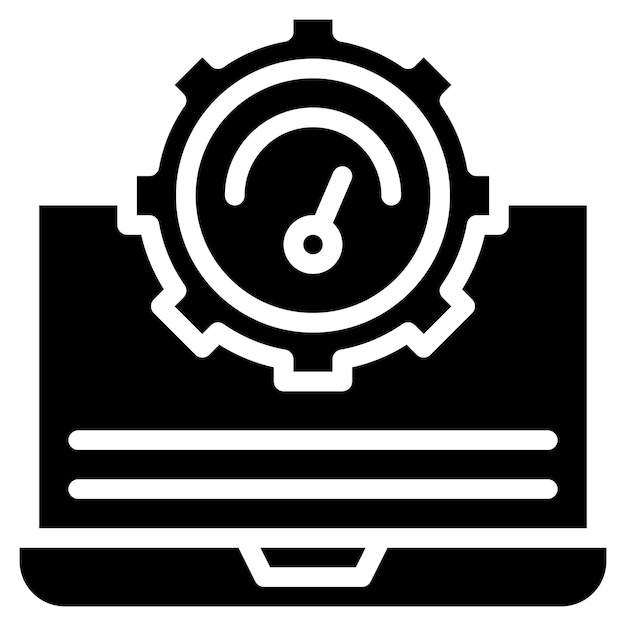 it performance icon vector image can be used for business performance