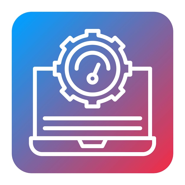 it performance icon vector image can be used for business performance