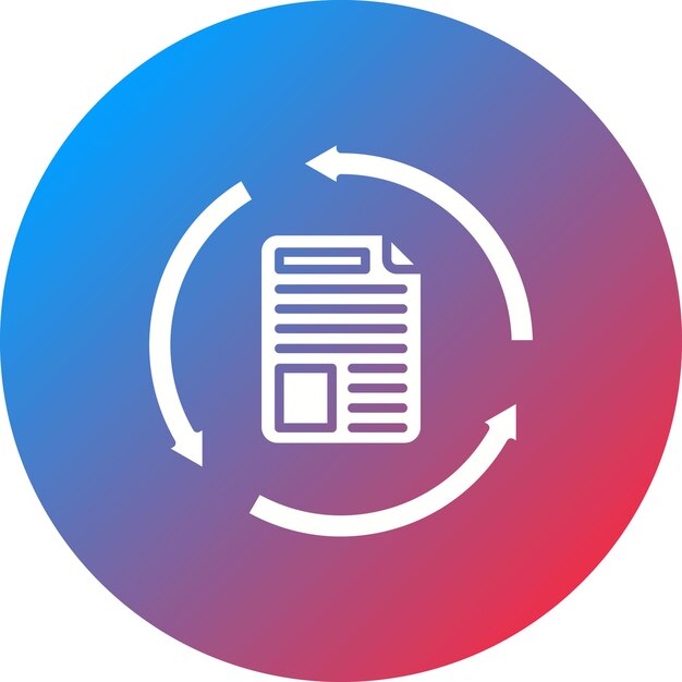 Iteration icon vector image Can be used for Productivity