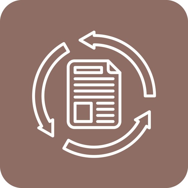 Iteration icon vector image Can be used for Productivity