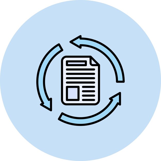 Iteration icon vector image Can be used for Productivity