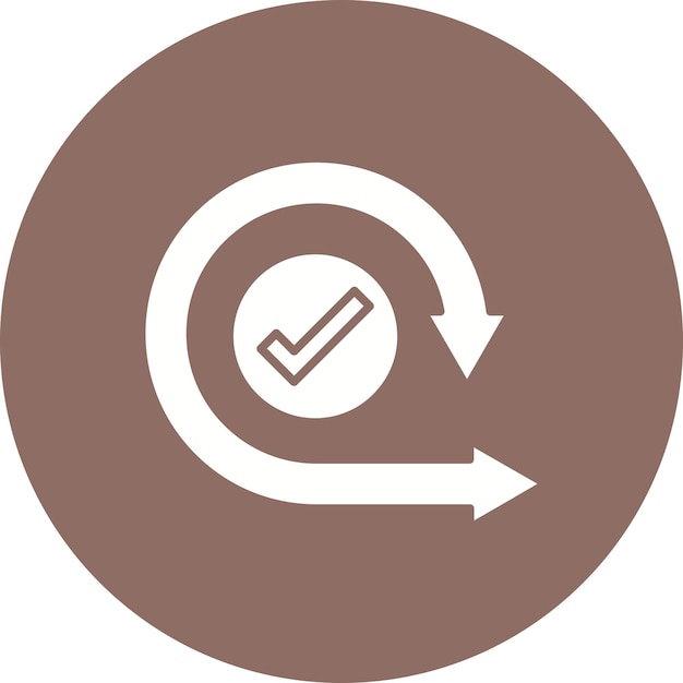 iteration icon vector image can be used for project management