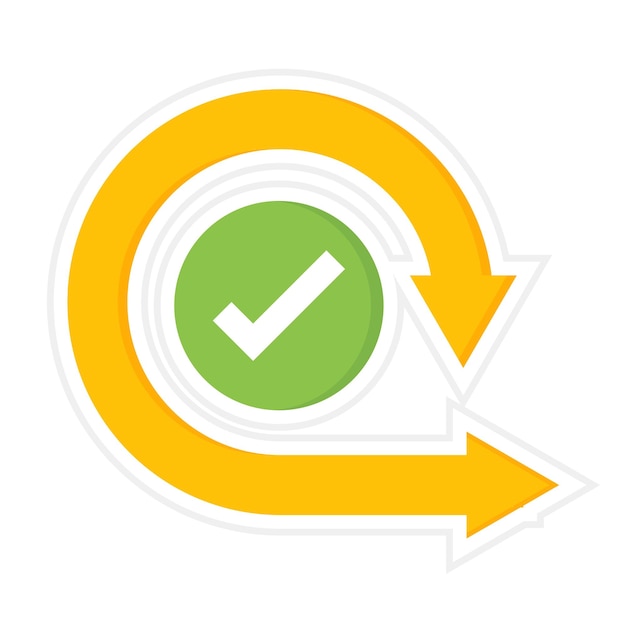 Iteration icon vector image Can be used for Project Management