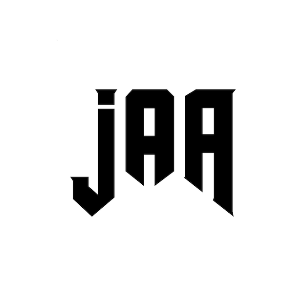 JAA letter logo design for technology company JAA logo design black and white color combination JAA logo JAA vector JAA design JAA icon JAA alphabet JAA typography logo design