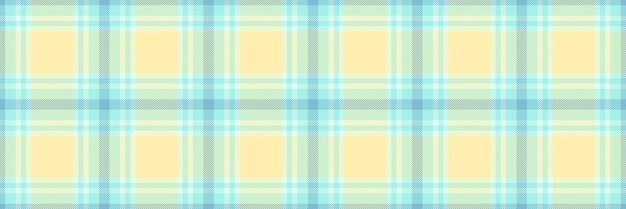 Japanese background tartan check lovely fabric textile seamless 1960s plaid vector pattern texture in yellow and teal colors