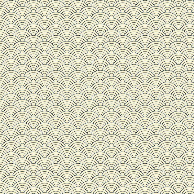 Japanese wave Pattern