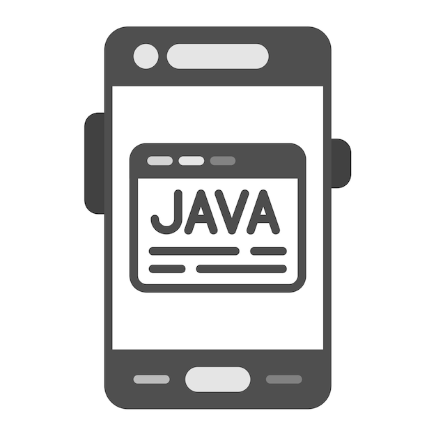 java icon vector image can be used for mobile app development