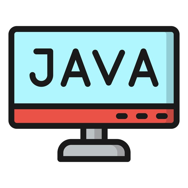 java vector icon design illustration