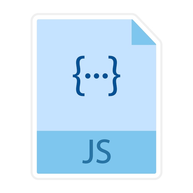 javascript file icon vector image can be used for coding and development