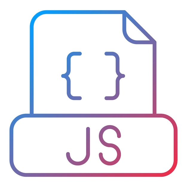 javascript file icon vector image can be used for computer programming