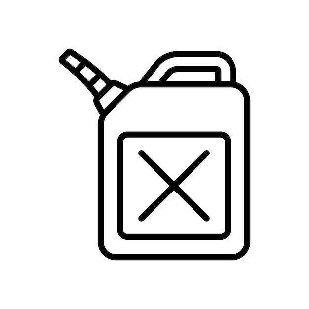 jerrycan icon vector design template simple and clean
