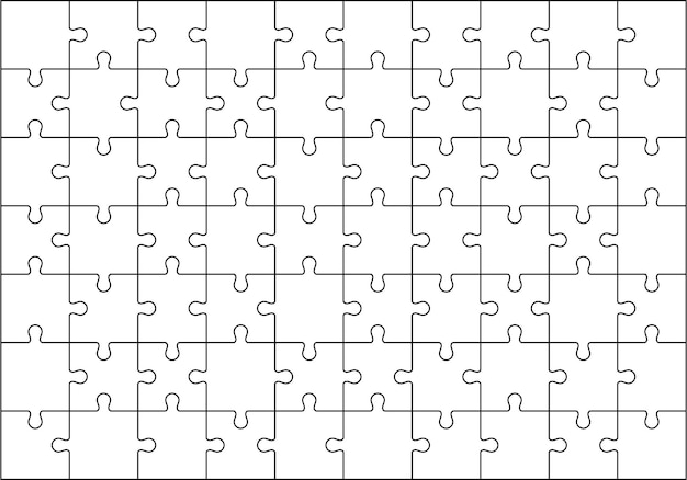 Jigsaws puzzles simple pattern Classic puzzles game element or mosaic part connection