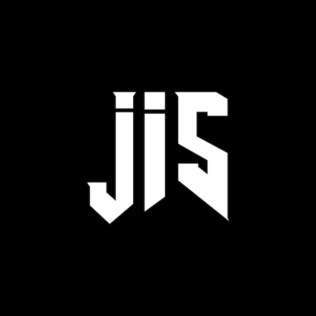 JIS letter logo design for technology company JIS logo design black and white color combination JIS logo JIS vector JIS design JIS icon JIS alphabet JIS typography logo design