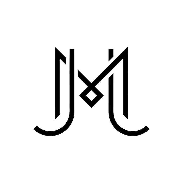 Vektör jmj modern logo design