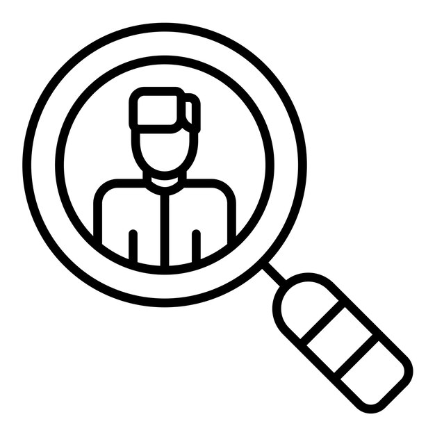 Job Vacancy Line Illustration
