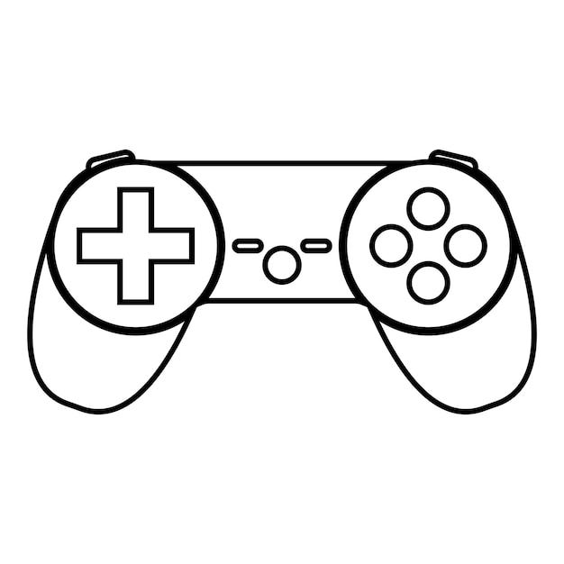 Joystick icon vector