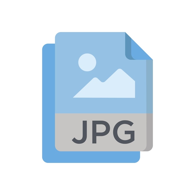 jpeg icon design vector template