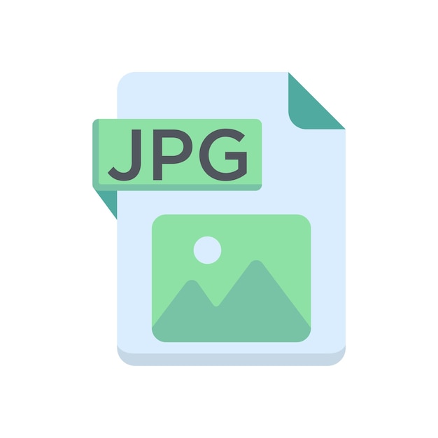 jpeg icon design vector template