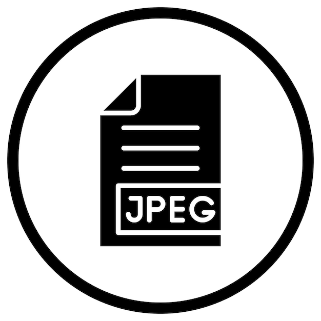 JPEG Vector Icon Design Illustration