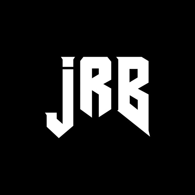 JRB letter logo design for technology company JRB logo design black and white color combination JRB logo JRB vector JRB design JRB icon JRB alphabet JRB typography logo design