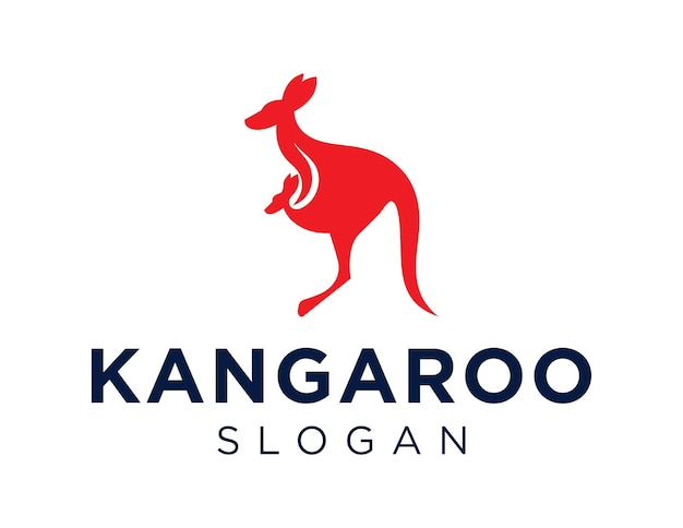 Kangaroo logo with the title kangaroo logo.