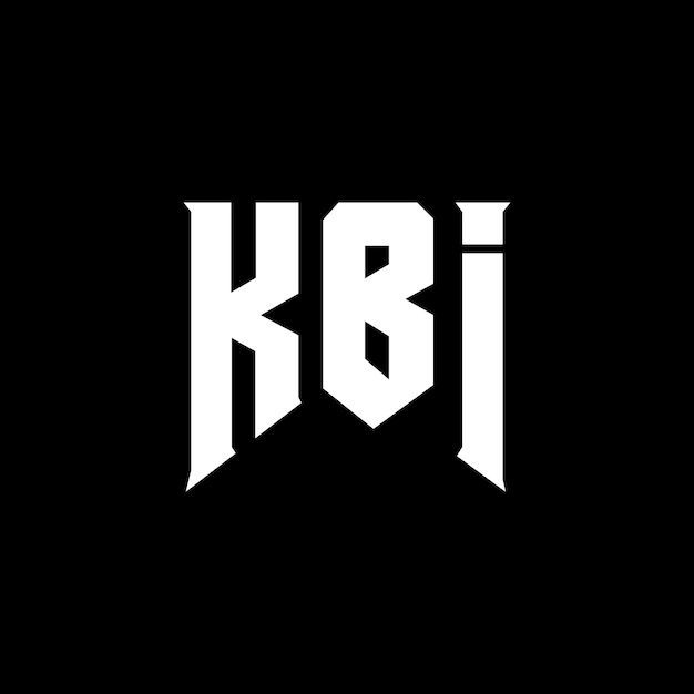 kbi letter logo design for technology company kbi logo design black and white color combination kbi logo kbi vector kbi design kbi icon kbi alphabet kbi typography logo design