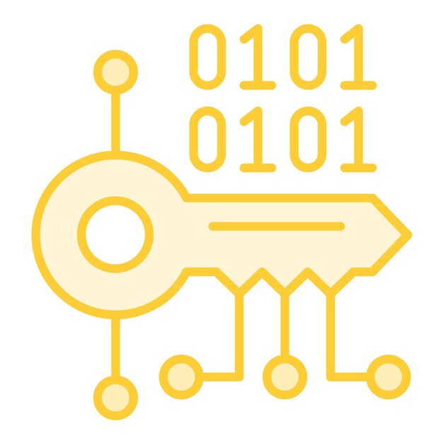 key encryption icon vector image can be used for security