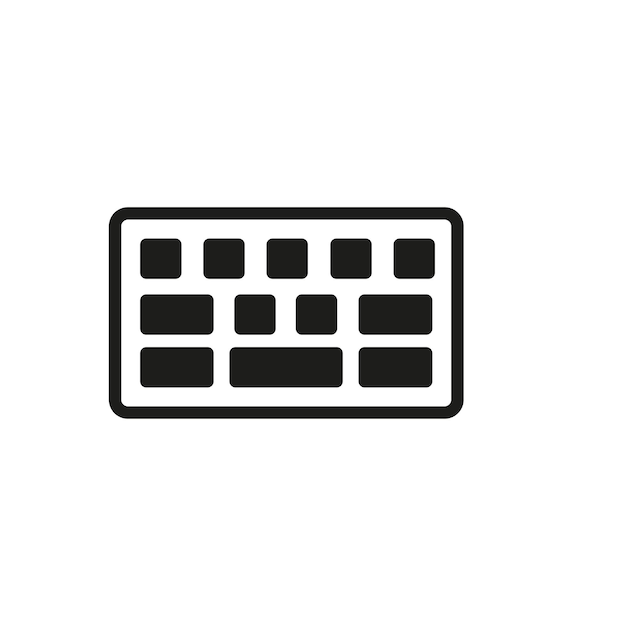Keyboard icon vector design templates simple and modern