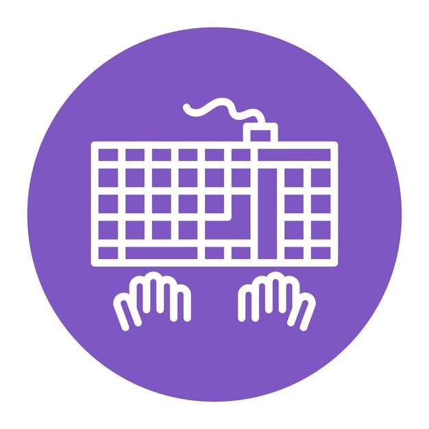 Keyboard Interface icon vector image Can be used for Game Design