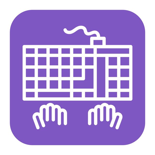 Keyboard Interface icon vector image Can be used for Game Design