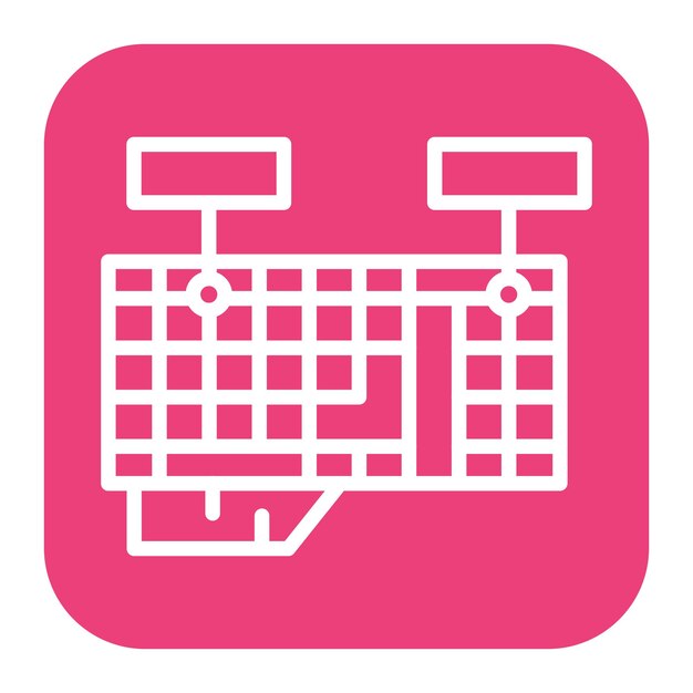 Keyboard Mapping icon vector image Can be used for Game Design