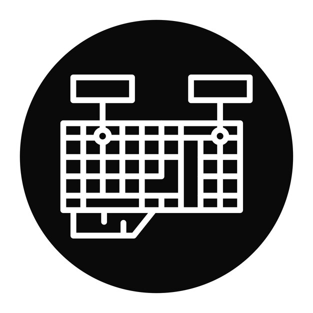 Keyboard Mapping icon vector image Can be used for Game Design